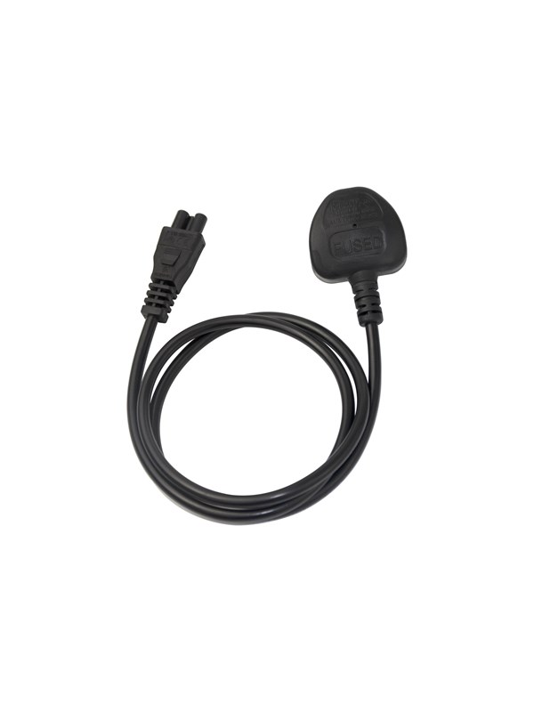Deltaco - power cable - BS 1363 to IEC 60320 C5 - 1 m
