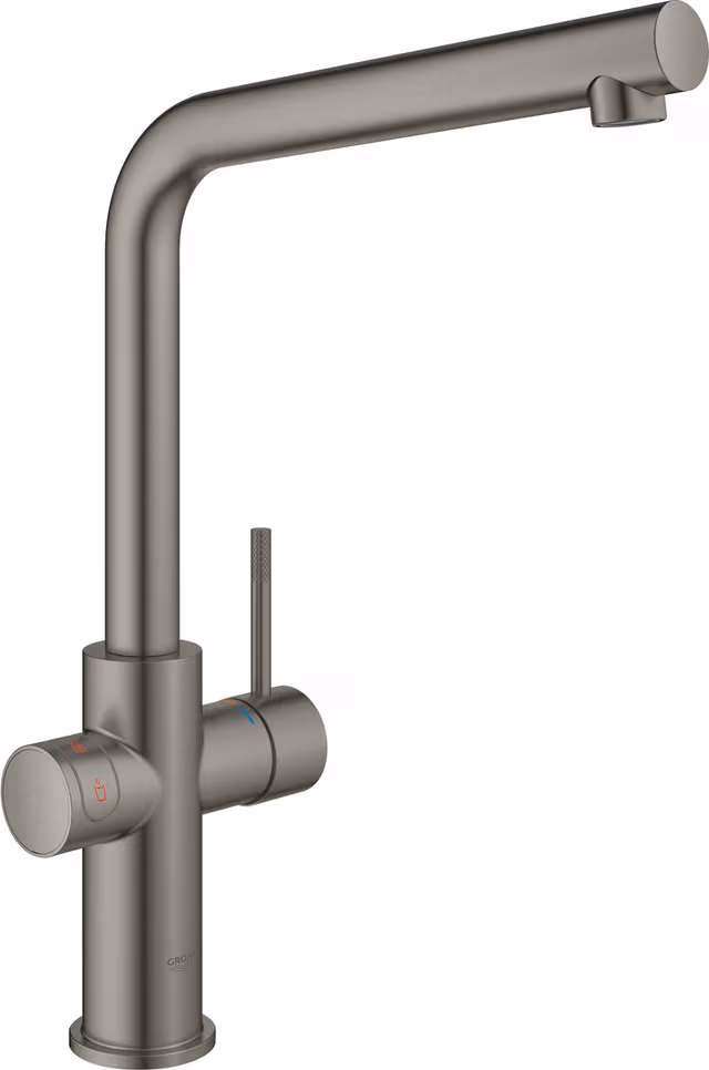 Grohe Red II Duo L blandebatteri med kokefunksjon (hard graphite)