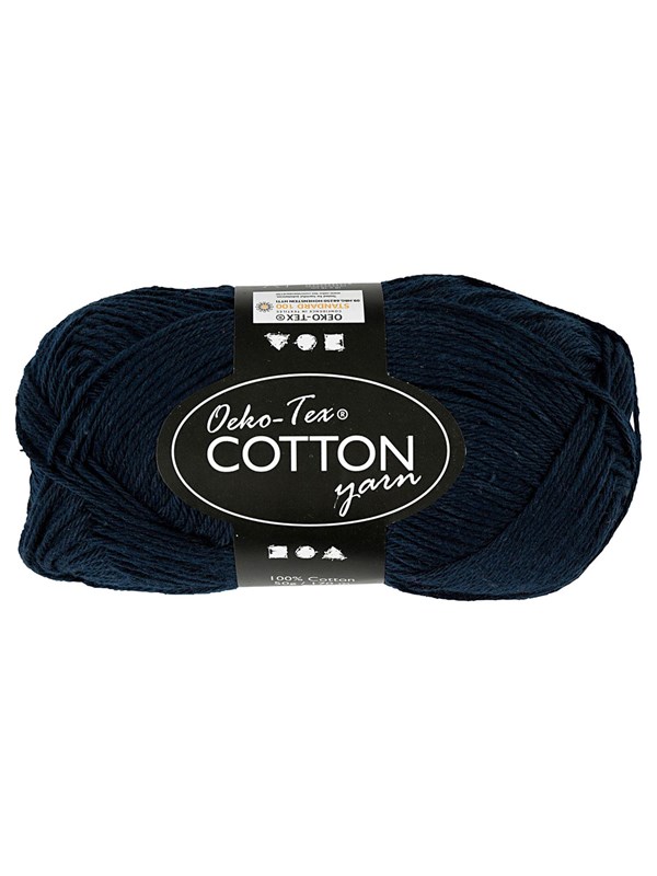Creativ Company Cotton yarn Dark blue 50gr 170m