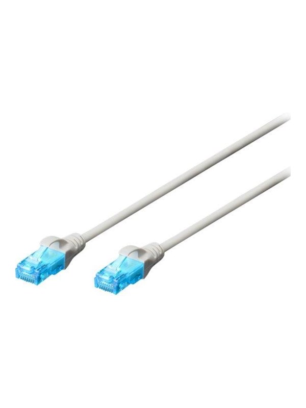 DIGITUS Ecoline patch cable - 1 m - grey - Grå - 1m