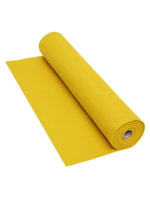 Colorations - Yellow Felt Roll - 160gsm 5m x 45cm