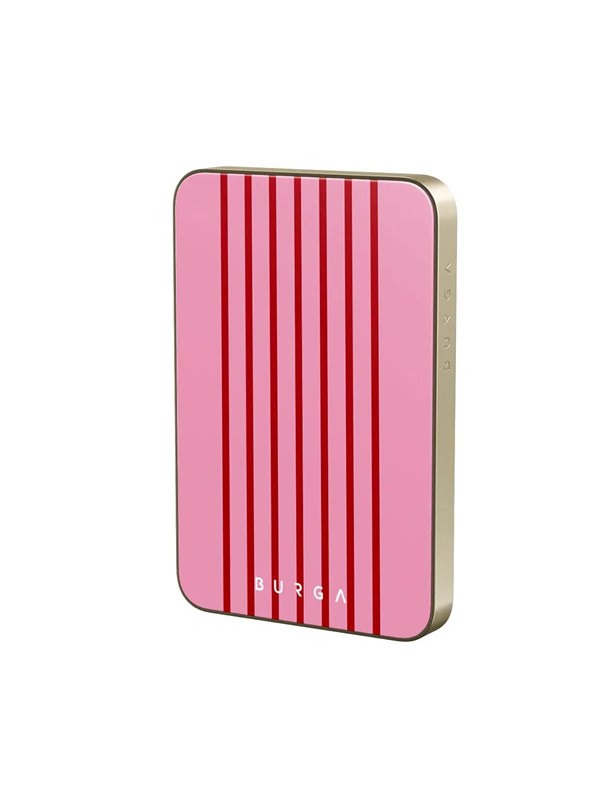Burga Favorit Bikini - MagSafe Power Bank 5000 mAh Gold Nødlader - Rosa - 5000 mAh