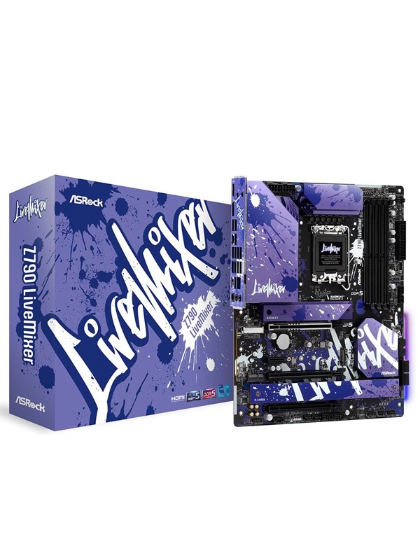 ASRock Z790 LiveMixer Hovedkort - Intel Z790 - Intel LGA1700 socket - DDR5 RAM - ATX