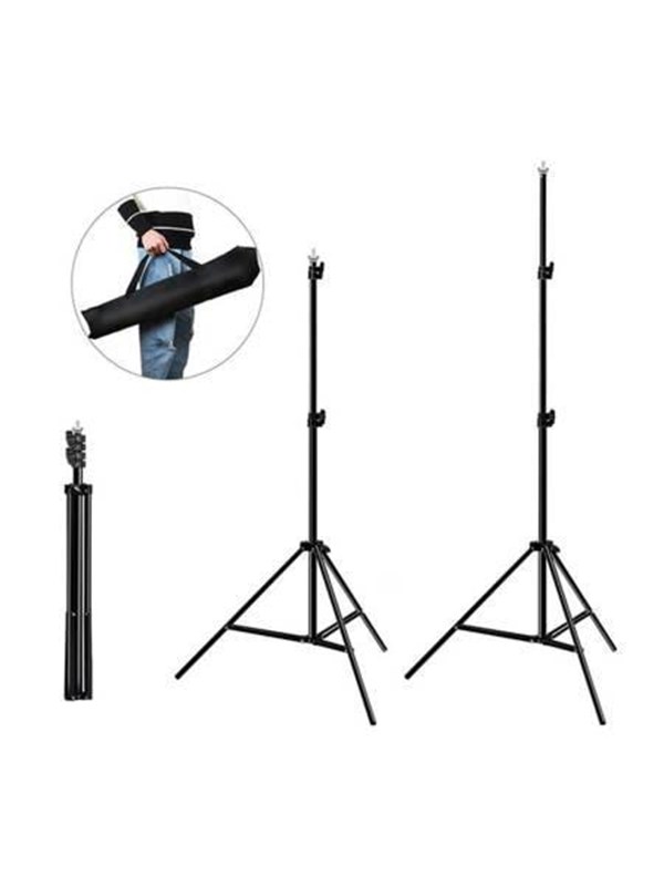 Puluz Photo studio background support  2x2m + Backdrops 3 pcs PKT5204