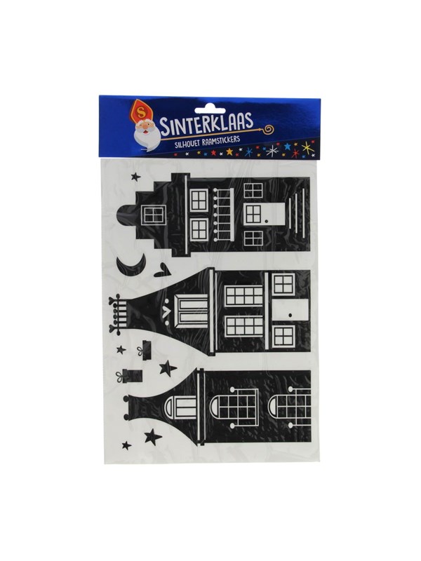 Wins Holland - Silhouette Window Stickers Sinterklaas