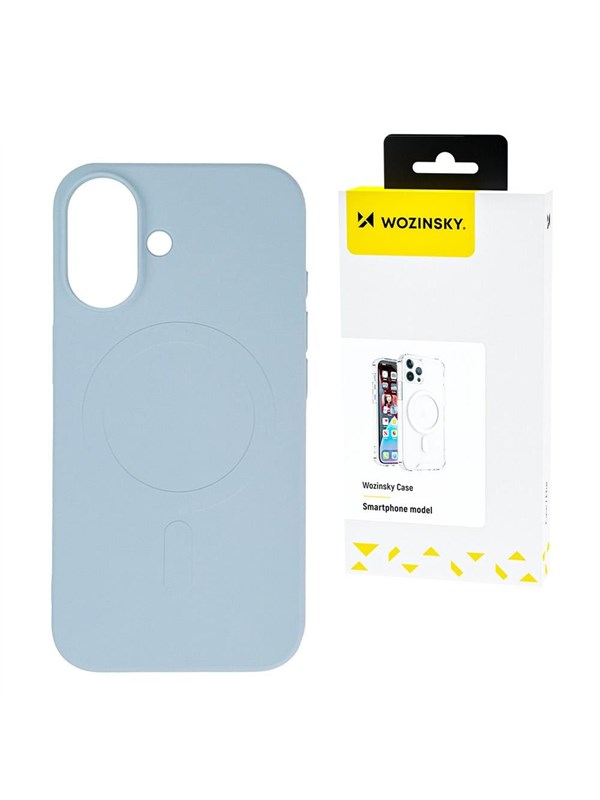 Wozinsky Liquid Silicone MagSafe Case for Samsung Galaxy S25 - Blue