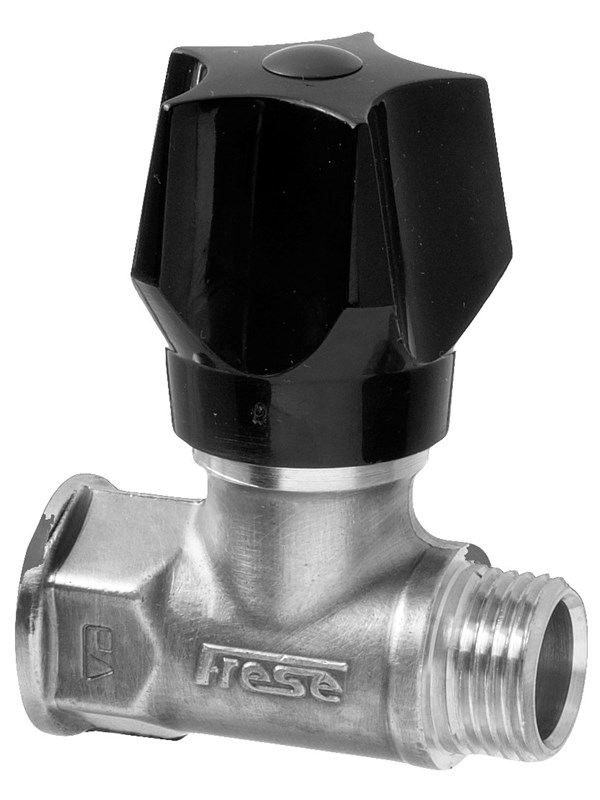 Frese stop valve dn20 for f raw brass with handle and drain