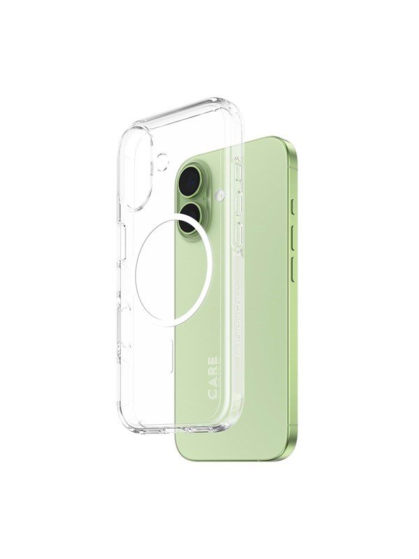 CARE by PanzerGlass Flagship Case Transparent Urban Explorer w. White MagSafe iPhone 17