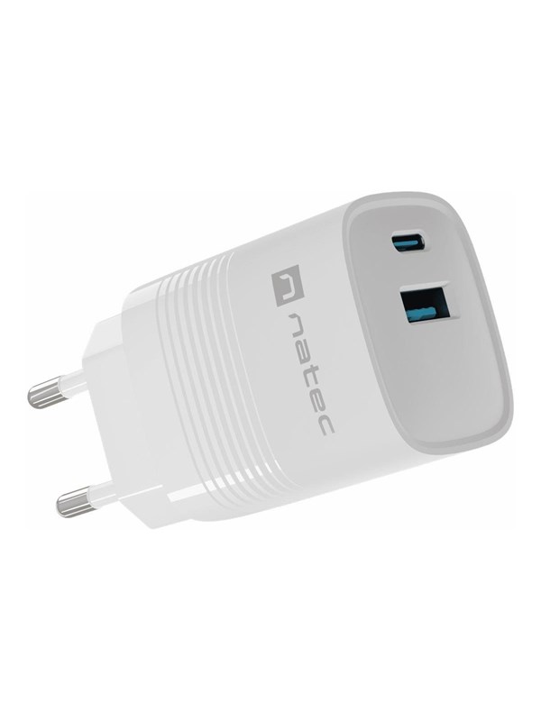 Natec Ribera power adapter - GaN - USB 24 pin USB-C - 30 Watt