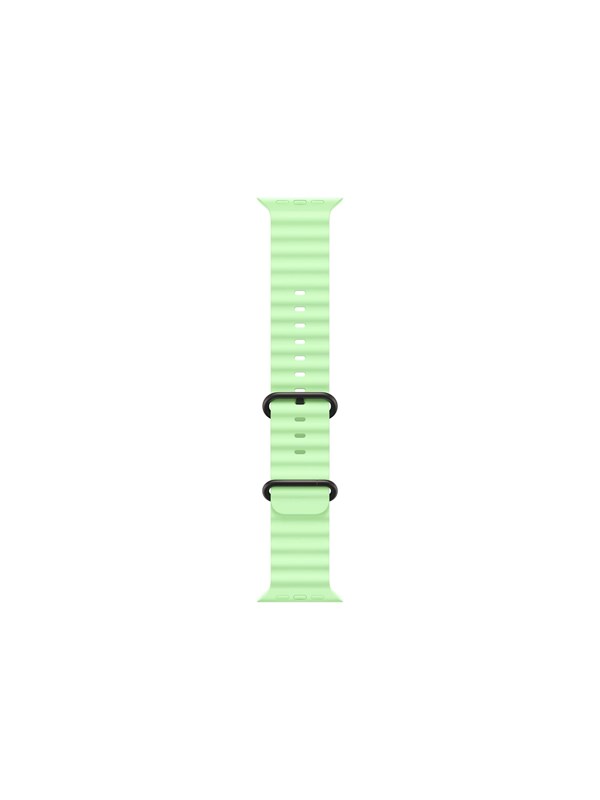 Apple 49mm Neon Green Ocean Band - Black Titanium Finish