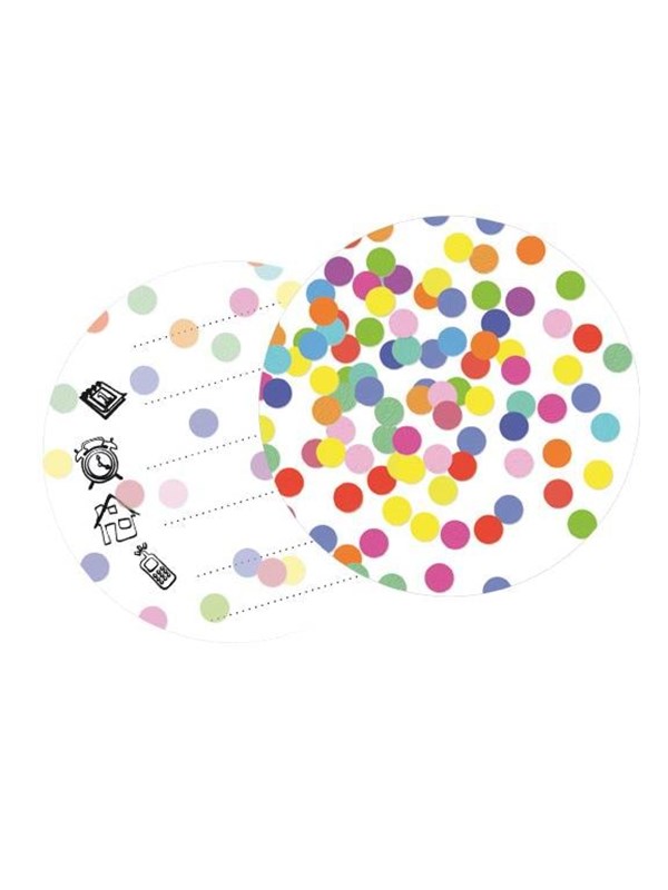 Haza Witbaard Invitations Confetti 6 pcs.