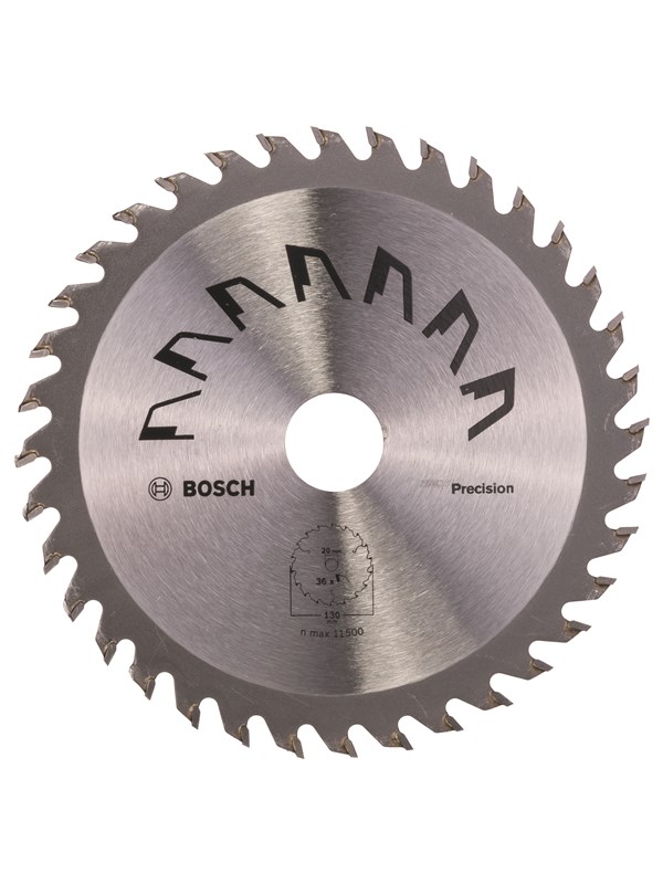Bosch Sirkelsagblad PRECISION D= 130 mm, borediameter= 20 mm, T= 34