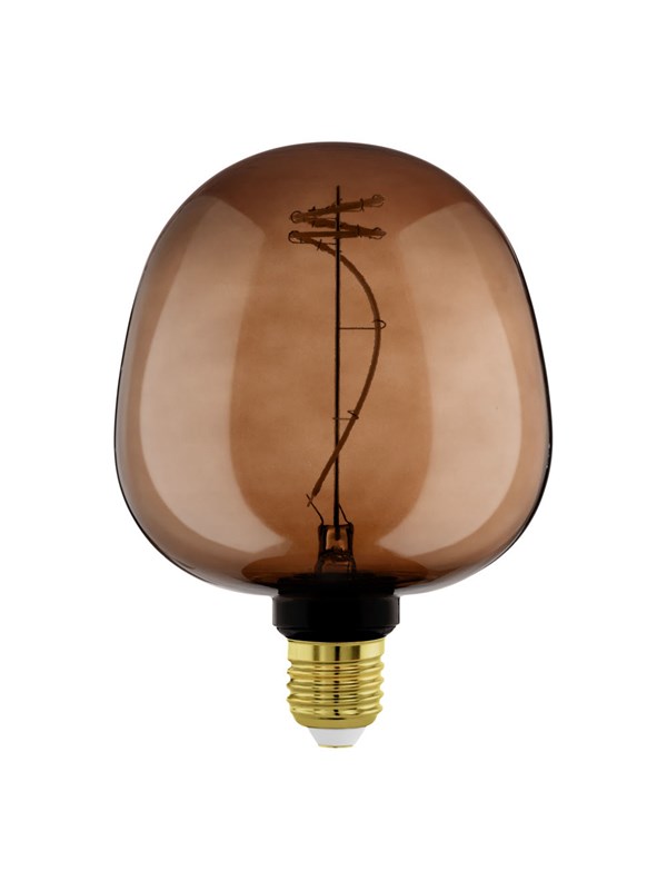 EGLO LED-lyspære G125 4W 40LM 2000K DIMM. KONJAKK E27