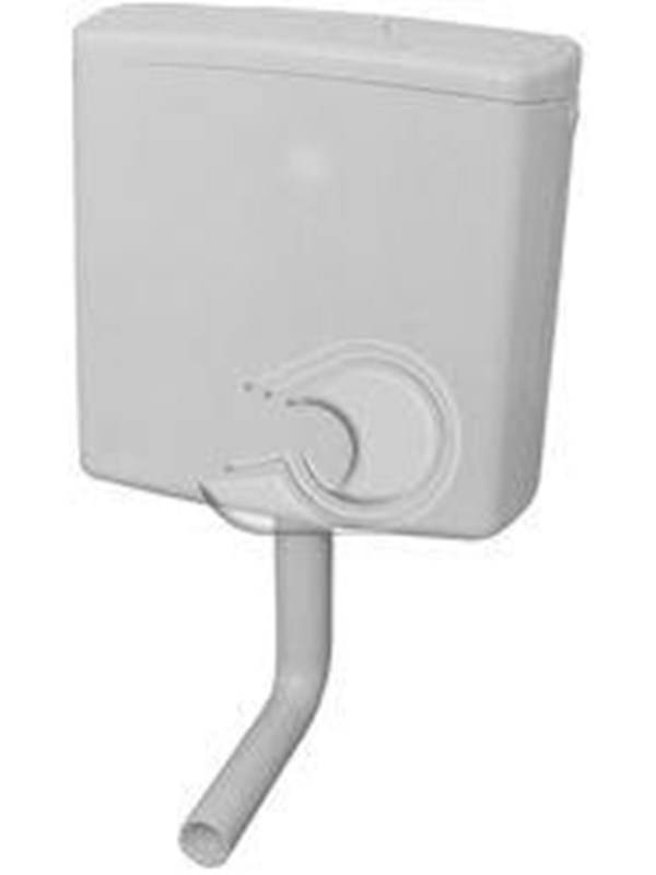 Geberit exposed cistern ap140 dual flush water supply conn