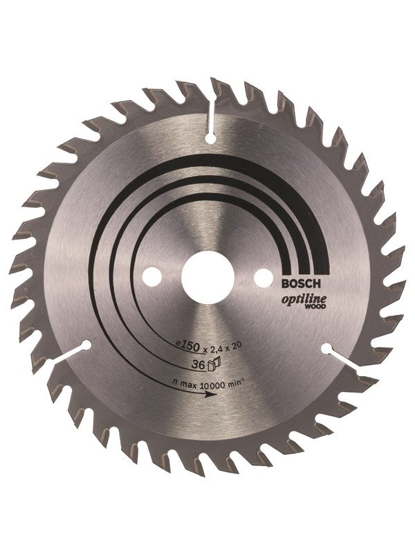 Bosch Sirkelsagblad Optiline Wood 150 x 20/16 x 2,4 mm, 36