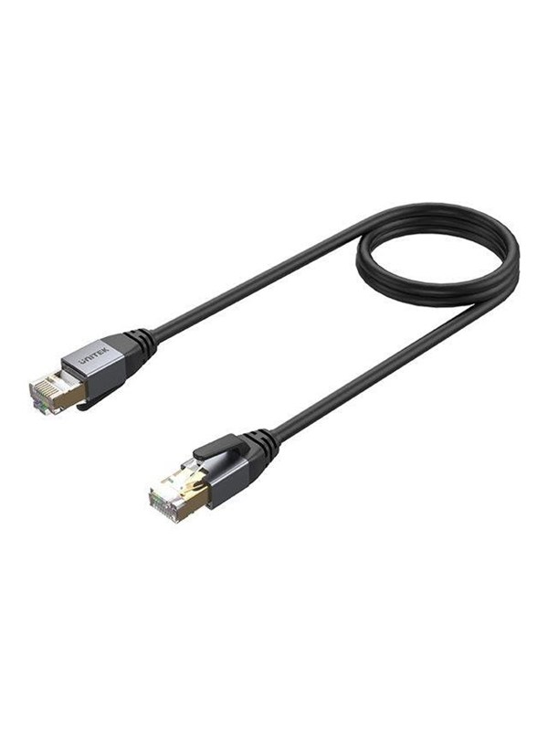 Unitek network cable - 3 m - black - Svart - 3m