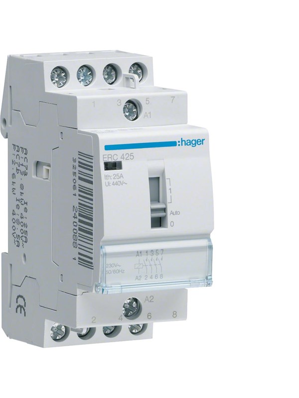 Hager Relay 16a 2no+2nc 230v~50hz