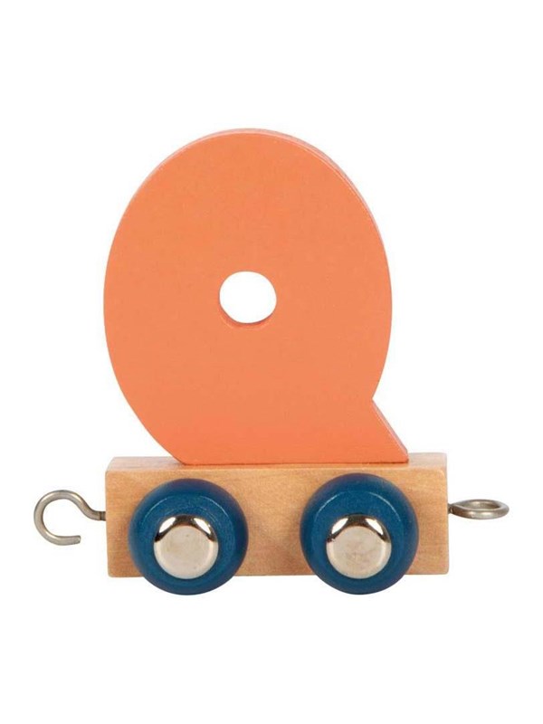Small Foot - Wooden Letter Train Polar - Q