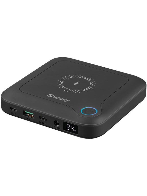 Sandberg All-in-1 Powerbank 24000 Nødlader - Svart - 24000 mAh