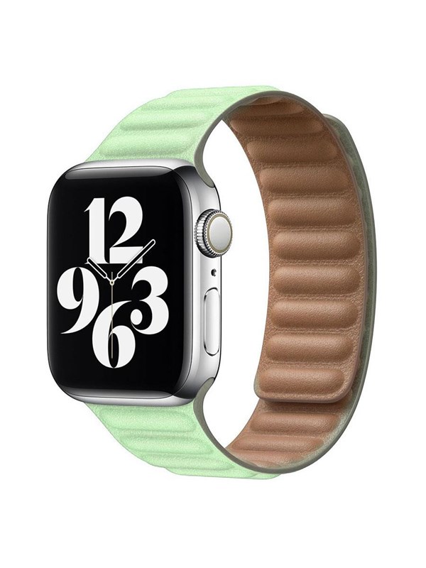 Lippa Apple Watch Magnetic Leather Strap 38/40/41 - Turquoise / Brown