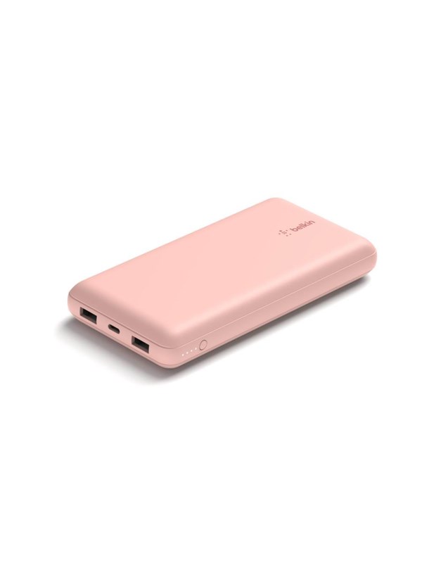 Belkin BoostCharge 15W Nødlader - Rosa - 20000 mAh