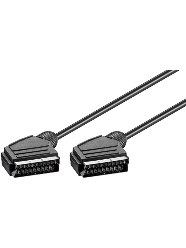 Pro Scart connection cable nickel plated ø 7 mm