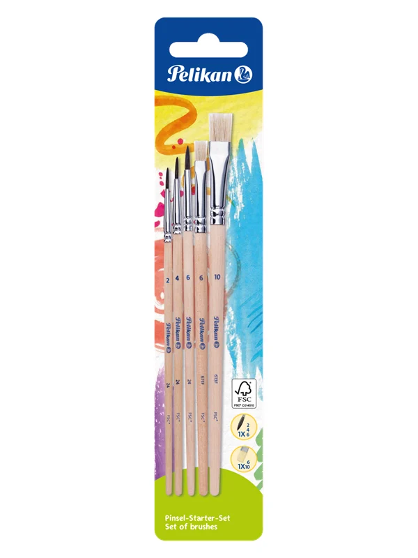 Pelikan PELIKAN HÅRPENSLER SETT 5 STRL.