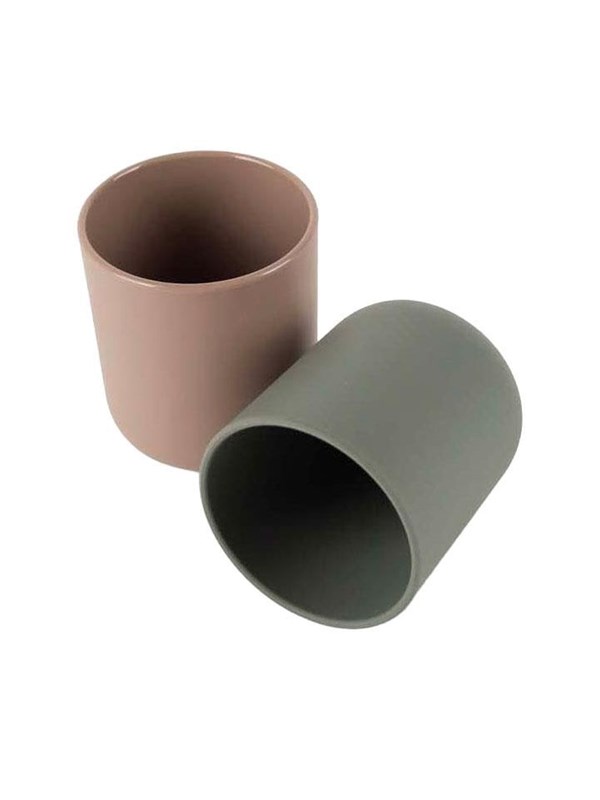 Dantoy - Cup set Mocha/Olive green 2 pcs.