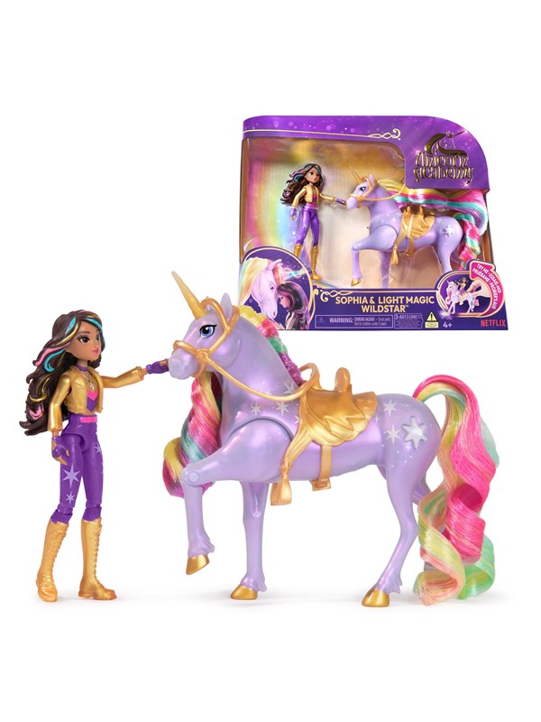 Unicorn Academy Enhjørningakademiet Small Dukke Sophia&Magic Wildstar