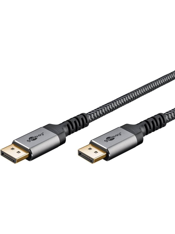 Pro Displayport 1.4 Sleeved - 2m - Svart