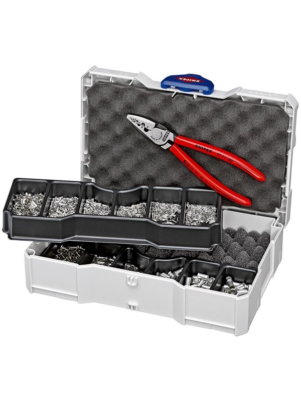 KNIPEX Press-sortimenter, for endehylser