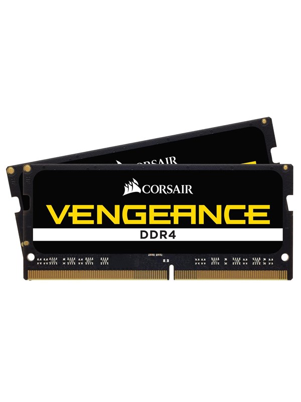 Corsair Vengeance SODIMM DDR4-2400 - 16GB - CL16 - Dual Channel (2 pcs) - Svart