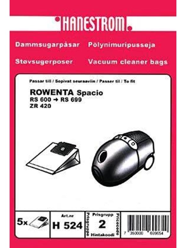 hanestroem Vacuum Cleaner Bags - 5 pcs