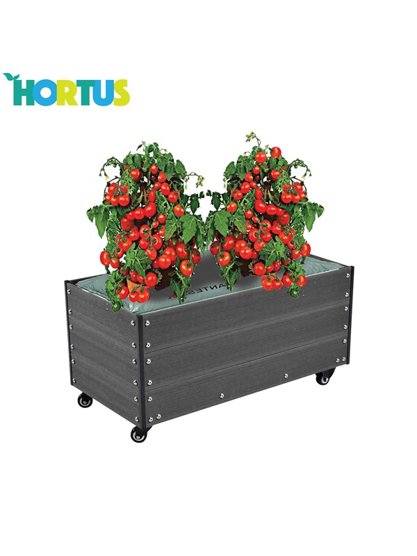 HORTUS Capillary cover incl. wheels WPC 36 x 50 x 90 cm