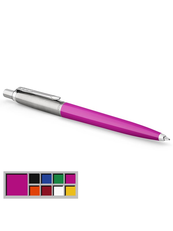 Parker Jotter Originals Ballpoint Pen | Classic Magenta Finish | Medium Point | Blue Ink | 1 Count