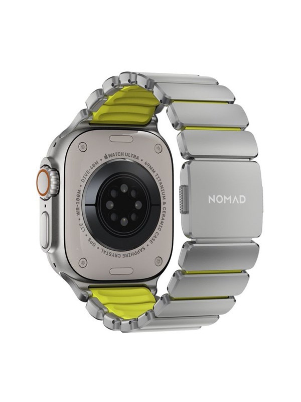 Nomad Stratos Band - 49mm | Natural Titanium | Volt FKM