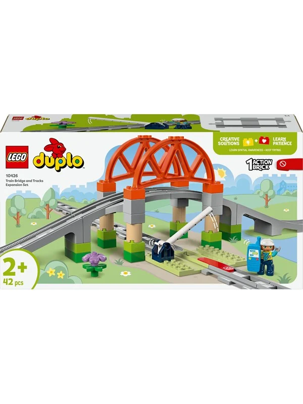 LEGO DUPLO 10426 Utvidelsessett med togbro og skinner