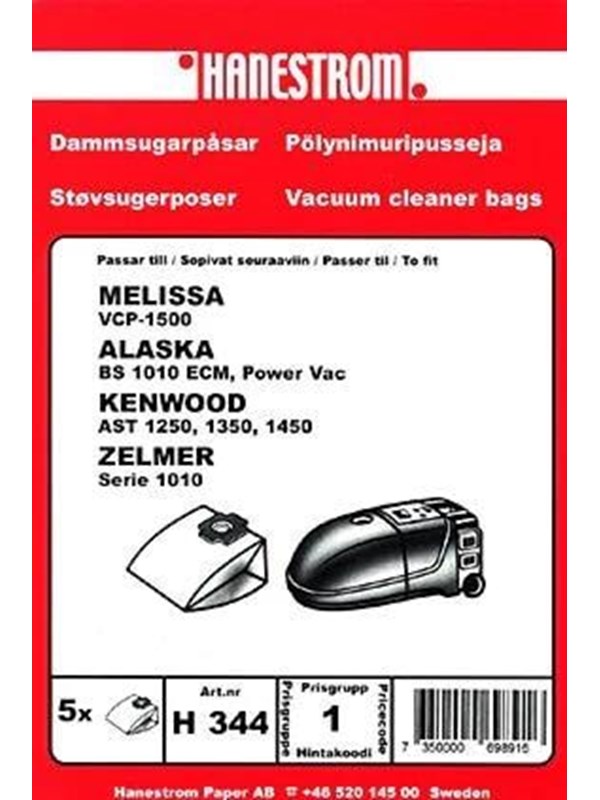 hanestroem Vacuum Cleaner Bags - 5 pcs