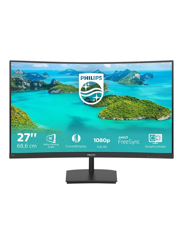 27" Philips 271E1SCA - 1920x1080 (FHD) - 75Hz - VA