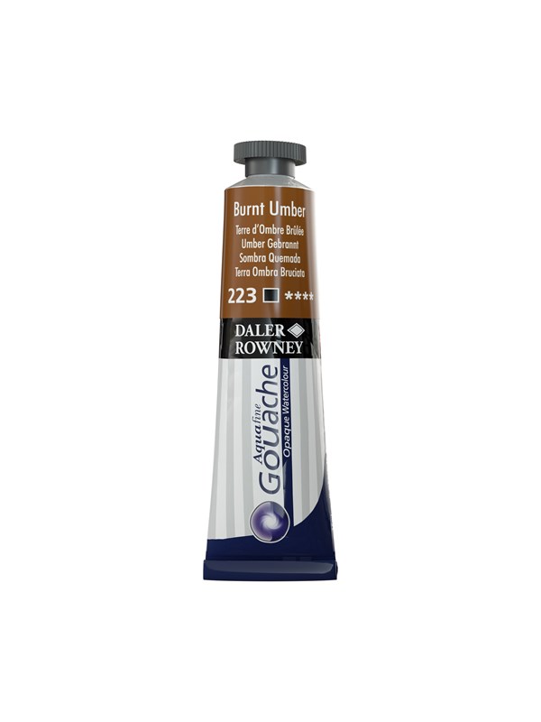 Daler-Rowney Aquafine Gouache 15ml Burnt Umber