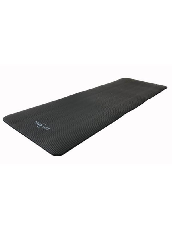 TITAN LIFE Treningsmatte 180 x 60 x 1,5 cm, Svart