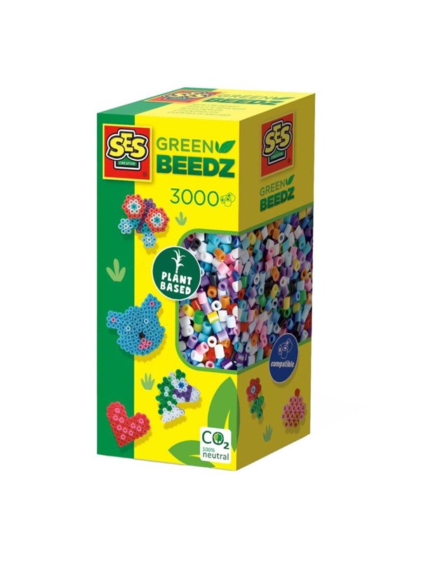 SES Creative Green Beedz - Fuse Beads Mix 3000