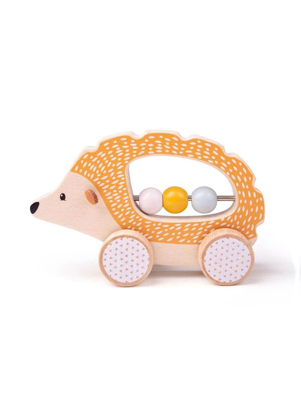 Bigjigs Wooden Push Hedgehog 100% FSC