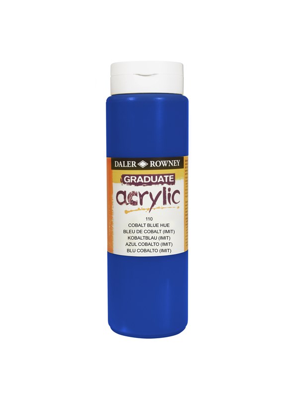 Daler-Rowney Graduate Acrylic 500 ml Cobalt Blue Hue