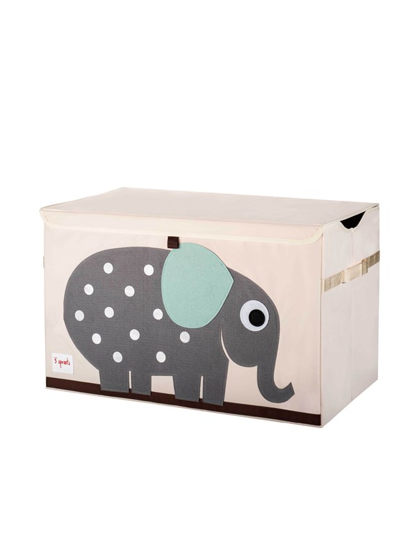 3 Sprouts Oppbevaringsboks med lokk, Elephant