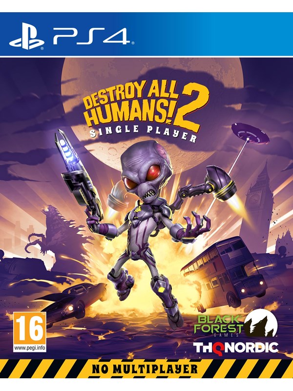 Destroy All Humans! 2 - Reprobed (Single Player) - Sony PlayStation 4 - Action