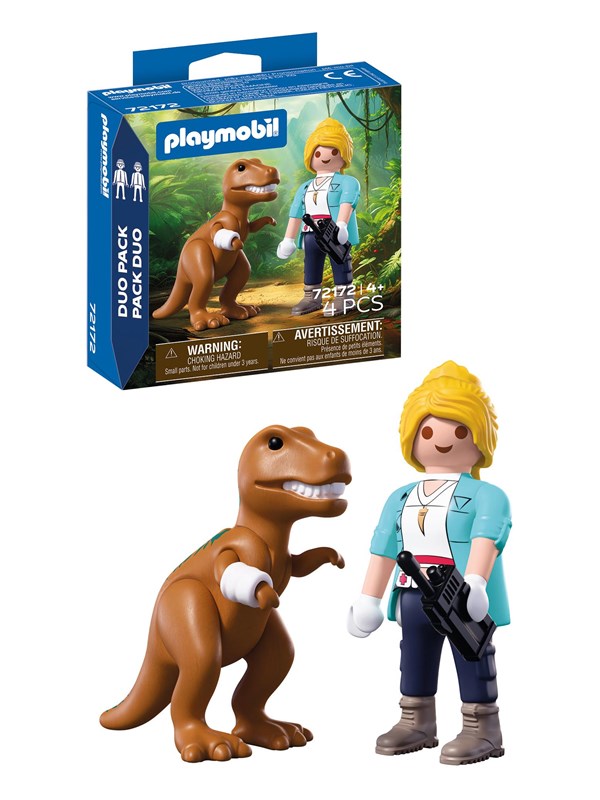Playmobil - DuoPack T-Rex with Explorer