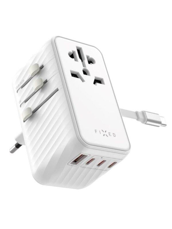 FIXED Travel Charger USB-C/-A 85W EU/UK/USA/AUS - White