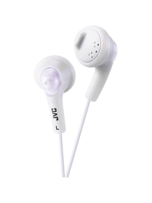 JVC In Ear Gumy Headphones - White