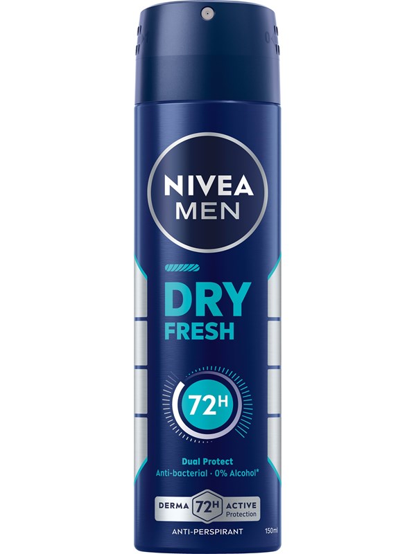 Nivea Dry Fresh Male Spray 150ml